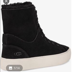 UGG suede lace up sneakers